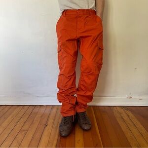 Men's Cargo Pants in Bright Orange - Utility Workwear
